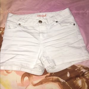 Cat and jack white shorts